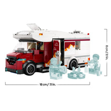Carica l'immagine nel visualizzatore di Gallery, LEGO City Camper Van delle Vacanze d’Avventura - Veicolo Giocattolo da Costruire, Giochi per Bambini e Bambine da 6 Anni con 3 Minifigure e Accessori - Idee Regalo per Compleanni e Feste - 60454