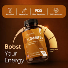 Carica l'immagine nel visualizzatore di Gallery, Vitamina B12 Metilcobalamina 1000mcg, 450 Micro Compresse da 6mm, 14+ Mesi