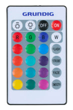 Carica l'immagine nel visualizzatore di Gallery, Grundig Faretto senza fili, set di 3 pezzi, faretto a LED con telecomando, illuminazione RGB con cambio di colore, faret