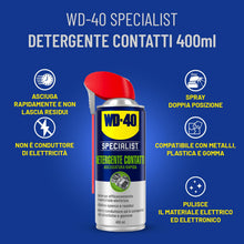 Carica l'immagine nel visualizzatore di Gallery, WD-40 Specialist Detergente Contatti Elettrici Spray, 400 ml