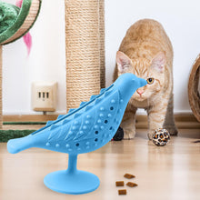Carica l&#39;immagine nel visualizzatore di Gallery, Maciun Giocattolo da masticare per gattini, a forma di , spazzolino da denti per gatti, giocattolo per dentizione, gratta viso, dispenser di cibo a ventosa per alleviare lo stress