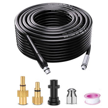Carica l'immagine nel visualizzatore di Gallery, Monave 10m Sonda Sturatubi Compatible con Karcher/Lavor/Bosch Idropulitrice, Tubo Idropulitrice Per K2 K3 K4K5 K7 Access
