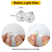 Carica l'immagine nel visualizzatore di Gallery, Palloncini a LED, 100 Pezzi, Mini Luci LED Rotonde