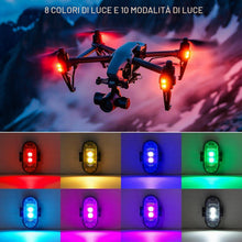 Carica l'immagine nel visualizzatore di Gallery, Pavlleen 6 Pezzi Luci Stroboscopiche Drone LED, luci anticollisione