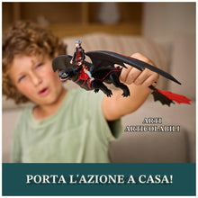 Carica l'immagine nel visualizzatore di Gallery, Dragons DreamWorks, How to Train Your Dragon, Sdentato e Hiccup, Drago e Giocattoli per Bambini, 4+ Anni