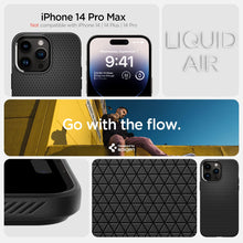 Carica l'immagine nel visualizzatore di Gallery, Spigen Cover Liquid Air per iPhone 14 Pro Max