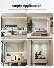 Carica l'immagine nel visualizzatore di Gallery, Gr4tec Faretti LED da Incasso per Cartongesso IP65, 10x 5W Faretti LED Soffitto Incasso Cartongesso Bianco Naturale 4000