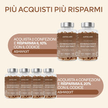 Carica l'immagine nel visualizzatore di Gallery, Ashwagandha KSM-66 10000mg Alto Dosaggio (Estratto di Ashwagandha Bio 10:1) Vitamina B6 B1 Zinco Magnesio Manganese, Veg