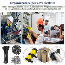Carica l'immagine nel visualizzatore di Gallery, 120 Pz Supporto per Fascette Stringicavo 15 x 10 mm, Fascette per Cavi