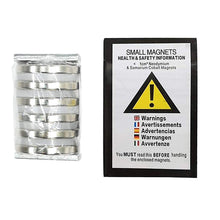 Carica l'immagine nel visualizzatore di Gallery, Magnetpro 6 pezzi magneti al neodimio 6 kg forza 25 mm x 3 mm