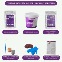 Carica l'immagine nel visualizzatore di Gallery, BWAY Calco Mani Coppia - Regali Natale Originali - Calco Mani con Gesso per Stampi e Alginato - Idee Regalo per Coppie, Fidanzati e Famiglie - Regalo per San Valentino e Anniversari