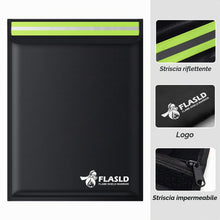 Carica l'immagine nel visualizzatore di Gallery, FLASLD Porta Documenti Impermeabile e Ignifuga Borsa Porta Documenti Moto Borsa di Sicurezza per Barca Impermeabile Viag