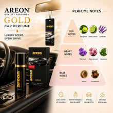 Carica l'immagine nel visualizzatore di Gallery, Areon - Deodorante/profumatore per auto, oro (Gold), 50 ml