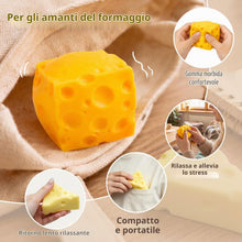 Carica l'immagine nel visualizzatore di Gallery, 2 pezzi Cheese Squishy Shapes Giocattoli Sensorial,Giocattolo Squishy