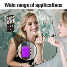 Carica l'immagine nel visualizzatore di Gallery, 8 ventose in silicone, supporto quadrato a ventosa, ventosa per cellulare accessori mobili su un lato in silicone, adatt