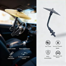 Carica l'immagine nel visualizzatore di Gallery, Mini Crash Becken Auto, Cymbal Ventilazione Dorata Gadget Auto