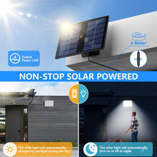 Carica l'immagine nel visualizzatore di Gallery, Lampada Solare da Esterno, Faretto Led da Esterno con Sensore di Movimento, Luce Solare Led Esterno con Pannello Solare,