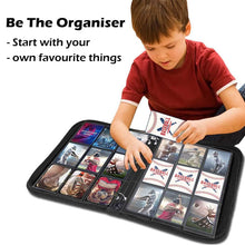 Carica l'immagine nel visualizzatore di Gallery, PALUDO 900 Tasche Raccoglitore Carte Collezionabili, Binder Album Carte 50 Pagine per 18-Tasche, Buste per Carte Trading Card Sleeves Fogli per Raccoglitore ad Anelli A4 Binder Photocard Collezione