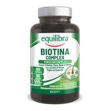 Carica l'immagine nel visualizzatore di Gallery, Equilibra Biotina Altodosata 450 mcg, per Capelli e Unghie, con Zinco, Rame, Selenio, Estratti di Ortica, Miglio, Equise