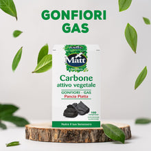 Carica l'immagine nel visualizzatore di Gallery, Matt, Carbone Attivo Vegetale, Integratore Alimentare, 100 Compresse