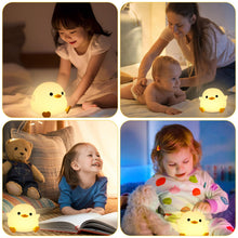 Carica l'immagine nel visualizzatore di Gallery, Luce Notturna Bambini Lampada Paperella Led Lampada Notturna Ricaricabile