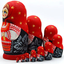 Carica l'immagine nel visualizzatore di Gallery, Marchio di Matrioska specializzato, nesting dolls Matrioske Bambola Matrioska russa in 7 pezzi tiglio di zona frigida re