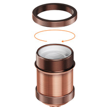 Carica l'immagine nel visualizzatore di Gallery, ledscom.de Lampada da tavolo RETRA, interruttore, bronzo, 1x E27 max. 60W