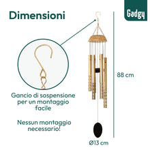Carica l'immagine nel visualizzatore di Gallery, Gadgy Scacciapensieri Solare a Vento LED per Giardino e Terrazza