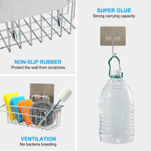 Carica l'immagine nel visualizzatore di Gallery, Gelanty Organizer per Lavello Cucina, Porta Spugna per Lavandino In Acciaio Inox, Autoadesivo, Non Necessita di Foratura Antiruggine (Standard)