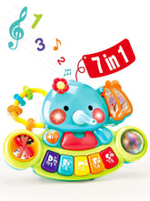 Carica l'immagine nel visualizzatore di Gallery, hahaland Pianoforte Elefante Bambini 6 Mesi, Gioco Attività Musicale