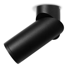 Carica l'immagine nel visualizzatore di Gallery, KYOTECH Nero Faretto da Parete o Soffitto Orientabile, Attacco GU10 per Lampadina, Plafoniera, Lampada da Soffitto per I