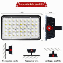 Carica l'immagine nel visualizzatore di Gallery, CREATESTAR Faretto Led da Esterno 100W 10000LM, 2 Pezzi Faretti Led Esterni 6500K luce bianca fredda, IP66 Impermeabile 