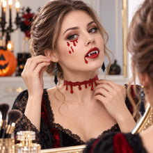 Carica l'immagine nel visualizzatore di Gallery, 6 PCS Halloween Set Vampiro Accessori Donna, Vampiro Costumi Accessori (A)