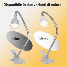 Carica l'immagine nel visualizzatore di Gallery, Brilliant, Lampada a LED con Morsetto da scrivania