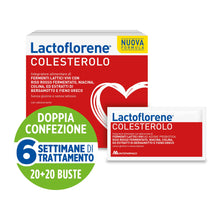 Carica l'immagine nel visualizzatore di Gallery, Lactoflorene Colesterolo, Integratore per il Controllo del Colesterolo, con Monacolina K, Probiotici e Bergamotto, 2 Pac