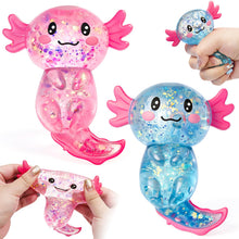 Carica l'immagine nel visualizzatore di Gallery, 2 Pezzi Squeeze Giocattoli,Axolotl Squeezes Toy,Axolotls Squishy