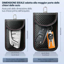 Carica l'immagine nel visualizzatore di Gallery, caslord 2 Borse Keyless Go Protection Chiave per Auto