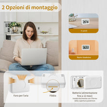 Carica l'immagine nel visualizzatore di Gallery, DOOMAY Mini Igrometro Termometro Interno Digitale Set da 2