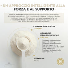 Carica l'immagine nel visualizzatore di Gallery, N2 Natural Nutrition. Creatina monoidrato + collagene multi idrolizzato con vitamina C in polvere (70 dosi) 3000 mg di c