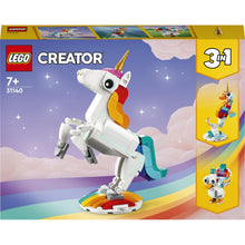 Carica l'immagine nel visualizzatore di Gallery, LEGO Creator 3 in 1 Unicorno magico 31140