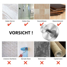 Carica l'immagine nel visualizzatore di Gallery, 4 ganci a ventosa, ganci ventosa, rimovibili senza fori, ganci per asciugamani, in acciaio inox, per cucina, bagno, fine