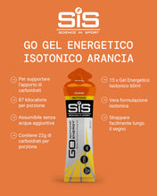 Carica l'immagine nel visualizzatore di Gallery, Science in Sport GO Gel Energetici Isotonici, Arancia, 15 x 60ml