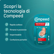Carica l'immagine nel visualizzatore di Gallery, Compeed Cerotti per Vesciche Dita dei Piedi, 8 Unità