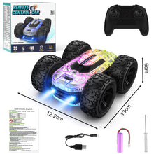 Carica l'immagine nel visualizzatore di Gallery, Macchina Telecomandata per Bambini, Rotazione a 360° con Luce LED 2.4GHZ 4WD RC Auto Telecomandata per Bambini 8-12 Anni RC Auto Giochi Interno All'Aperto Giardino Regalo Bambino Compleanno Giocattolo