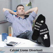 Carica l'immagine nel visualizzatore di Gallery, AONVEKI Calzini Uomo Divertenti 43-46, Regalo Natale e Compleanno per Papà, Nonno, Lui, Fidanzato
