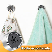 Carica l'immagine nel visualizzatore di Gallery, Alyvisun 6 Pezzi Forte Appendi Asciugamani Bagno Adesivo in ABS