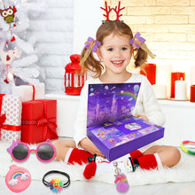 Carica l'immagine nel visualizzatore di Gallery, Kinyoda Calendario dell'Avvento 2024, Regalo di Natale con 24 Giorni di Sorprese Calendario Avvento Bambina, conto alla rovescia di Natale per bambini, ragazze, bracciali, portafoglio(32 pezzi)