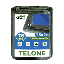 Carica l'immagine nel visualizzatore di Gallery, Telo impermeabile esterno 1.5mx2m,75g/㎡ con protezione UV Telone blu