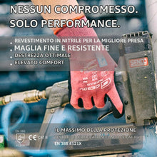 Carica l'immagine nel visualizzatore di Gallery, Gebol Master Flex Lady, guanti da lavoro con rivestimento in nitrile in PPU, guanti in nitrile dermatologicamente testat