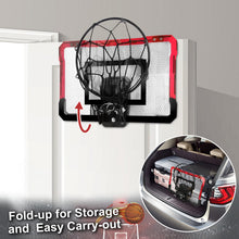 Carica l'immagine nel visualizzatore di Gallery, YIMORE Canestro Basket da Camera Bambini Mini Canestro Basket Esterno con 4 Palline Elettronico Punteggio Record Regalo 